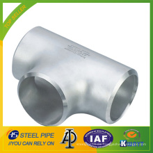 ASME B16.9 de acero inoxidable recto de la camiseta